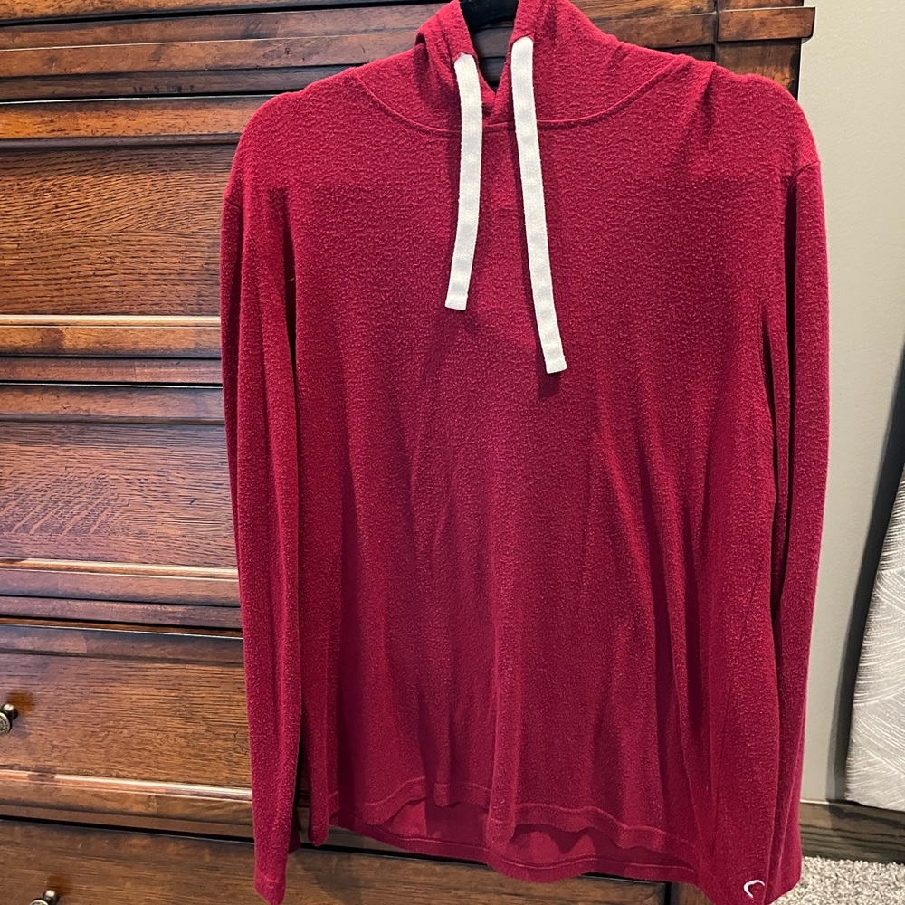 Zyia boyfriend hoodie. Cranberry color. Size medium.